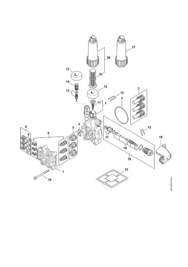 Picture of Pompa, blocco valvole RE 100