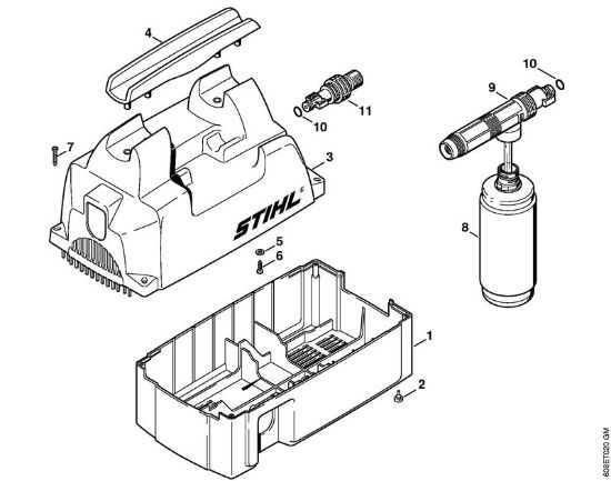 Cappottatura Idropulitrice elettrica (RE) RE 101 K della marca STIHL