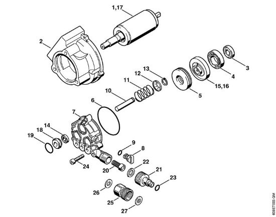 Pompa Idropulitrice elettrica (RE) RE 101 K della marca STIHL
