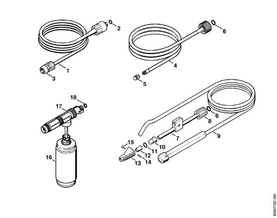 Attrezzi, accessorio a richiesta Idropulitrice elettrica (RE) RE 102 K USA della marca STIHL
