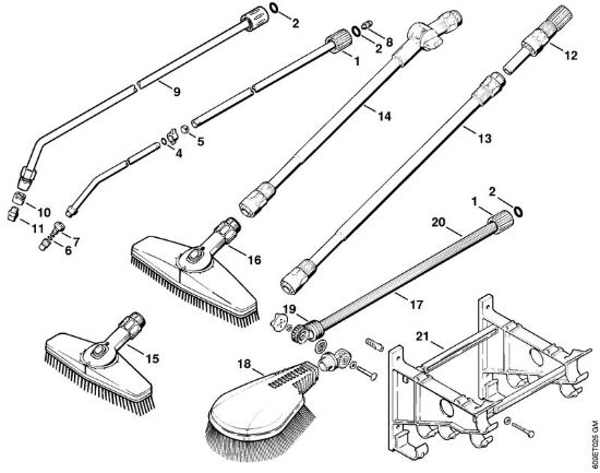Attrezzi, accessorio a richiesta Idropulitrice elettrica (RE) RE 102 K USA della marca STIHL