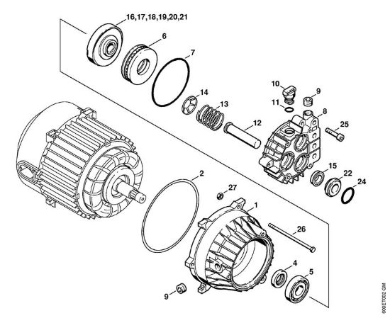 Pompa Idropulitrice elettrica (RE) RE 102 K USA della marca STIHL