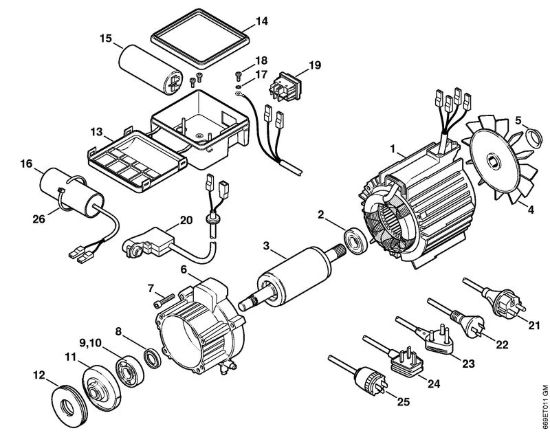 Elettromotore Idropulitrice elettrica (RE) RE 106 K della marca STIHL