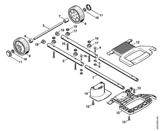 Carrello Idropulitrice elettrica (RE) RE 106 KM della marca STIHL