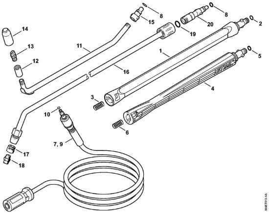 Accessori Idropulitrice elettrica (RE) RE 107 della marca STIHL