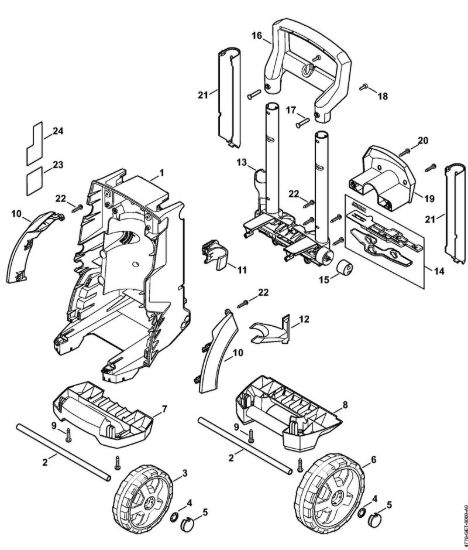 Carrello Idropulitrice elettrica (RE) RE 109 della marca STIHL