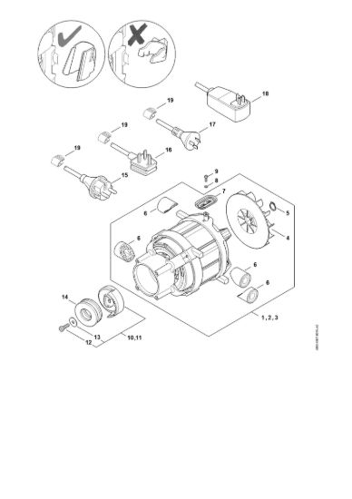 Picture of Elettromotore, Cavo di collegamento RE 110 PLUS