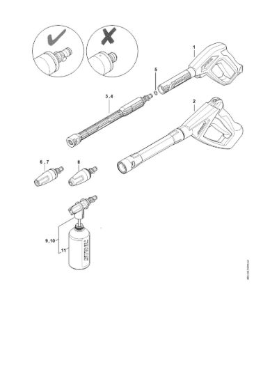 Picture of Pistola, tubo nebulizzatore RE 110 PLUS