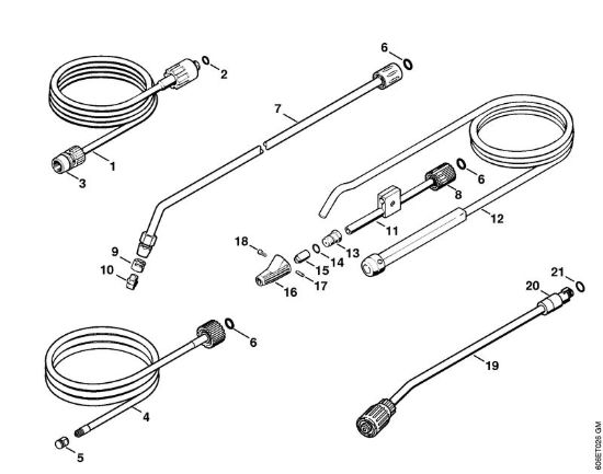 Attrezzi, accessorio a richiesta Idropulitrice elettrica (RE) RE 115 K della marca STIHL