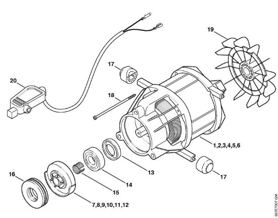 Elettromotore Idropulitrice elettrica (RE) RE 117 della marca STIHL