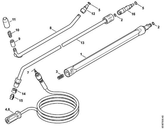 Accessori Idropulitrice elettrica (RE) RE 118 della marca STIHL