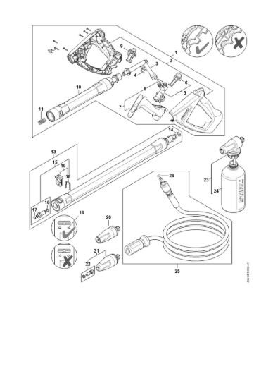 Picture of Pistola, tubo nebulizzatore RE 120