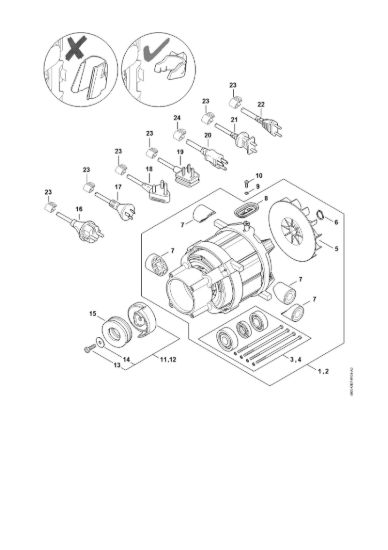 Picture of Elettromotore, Cavo di collegamento RE 130 PLUS