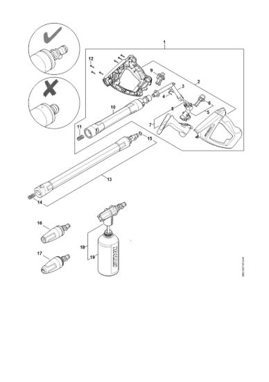 Picture of Pistola, tubo nebulizzatore RE 130 PLUS