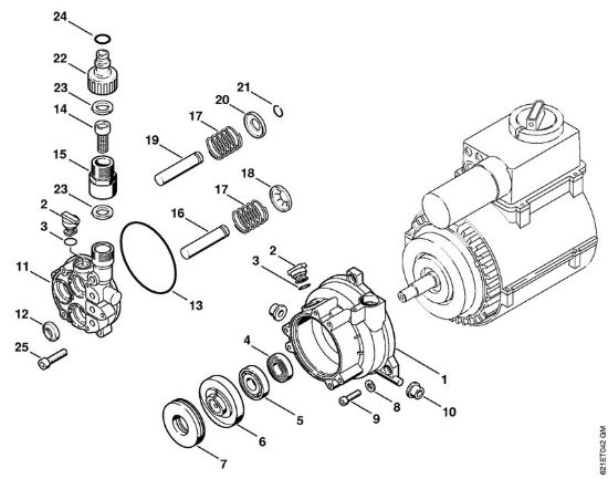 Pompa RE 140 K Idropulitrice elettrica (RE) RE 140 K della marca STIHL