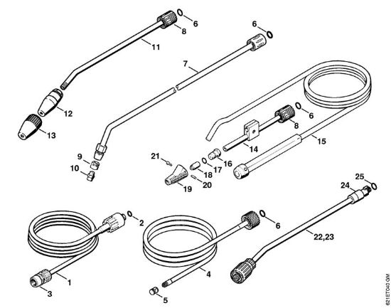 Accessori Idropulitrice elettrica (RE) RE 160 K della marca STIHL
