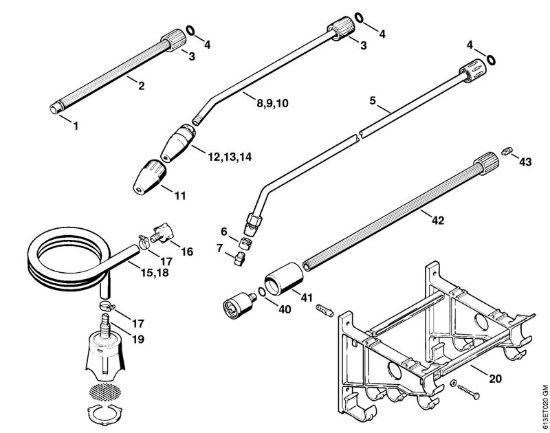 Attrezzi, accessorio a richiesta Idropulitrice elettrica (RE) RE 220 K della marca STIHL