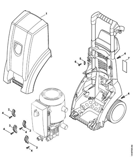 Cappottatura Idropulitrice elettrica (RE) RE 230 della marca STIHL