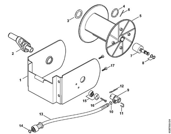 Tamburo avvolgi-flessibile Idropulitrice elettrica (RE) RE 270 K della marca STIHL