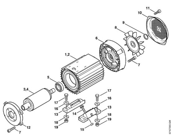 Elettromotore Idropulitrice elettrica (RE) RE 461 della marca STIHL