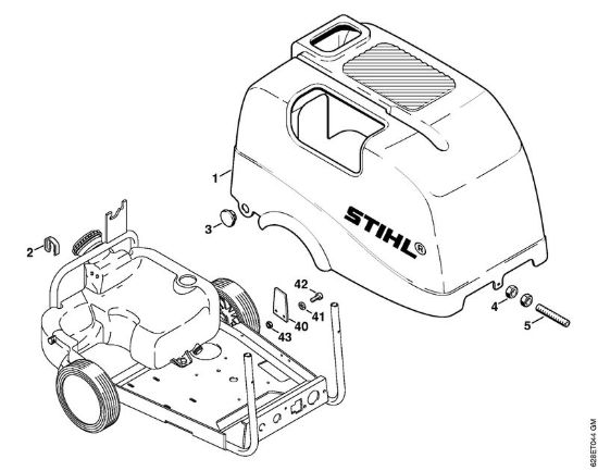Cappottatura Idropulitrice elettrica (RE) RE 560 W della marca STIHL