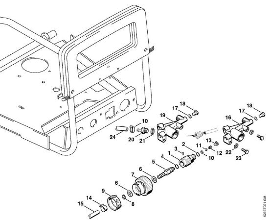 Valvola dosatrice Idropulitrice elettrica (RE) RE 560 W della marca STIHL
