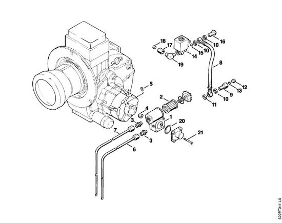 Pompa di alimentazione Idropulitrice elettrica (RE) RE 600 W della marca STIHL
