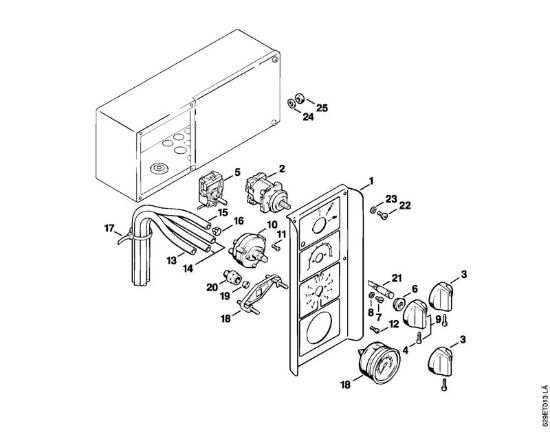 Quadro di controllo Idropulitrice elettrica (RE) RE 600 W della marca STIHL
