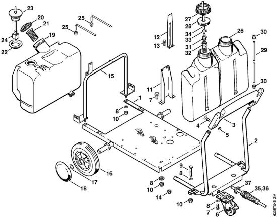 Carrello Idropulitrice elettrica (RE) RE 640 W della marca STIHL