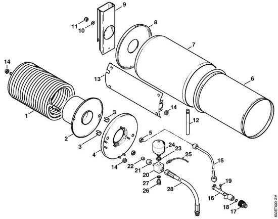 Scambiatore di calore Idropulitrice elettrica (RE) RE 640 W della marca STIHL