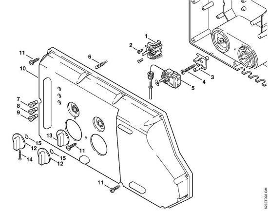 Quadro di controllo Idropulitrice elettrica (RE) RE 660 W della marca STIHL