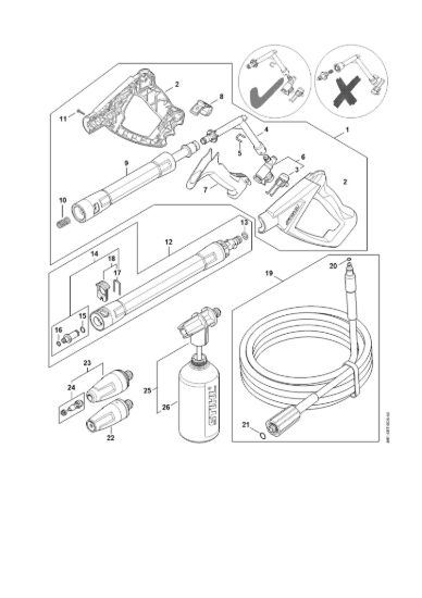 Picture of Pistola, tubo nebulizzatore RE 90 - 4951