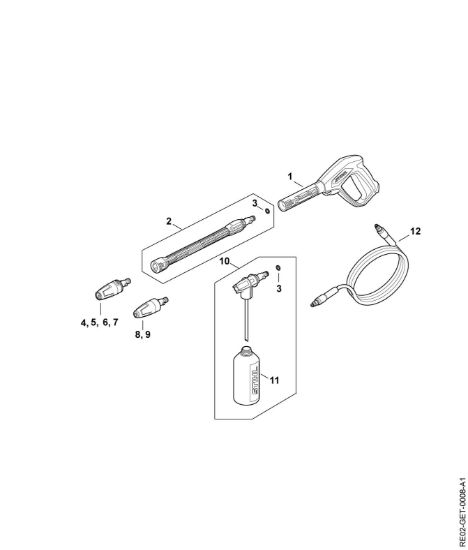 Picture of Pistola, tubo nebulizzatore RE 90.0