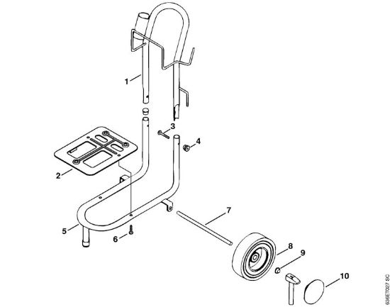 Carrello Idropulitrice elettrica (RE) RE 900 KM della marca STIHL