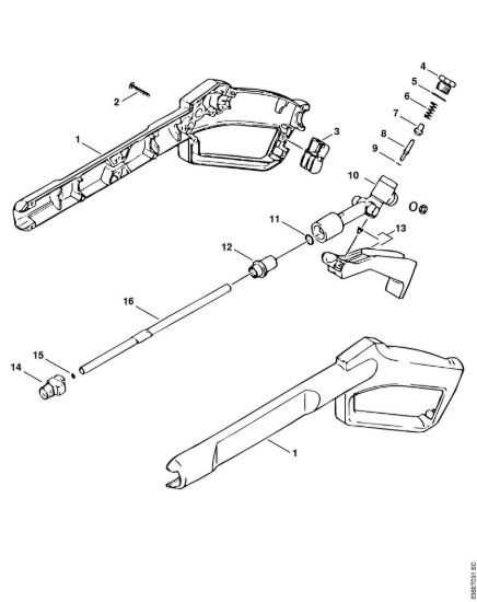 Pistola Idropulitrice elettrica (RE) RE 900 KM della marca STIHL
