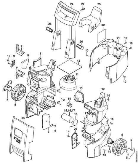 Carrello Idropulitrice elettrica (RE) RE 98 della marca STIHL