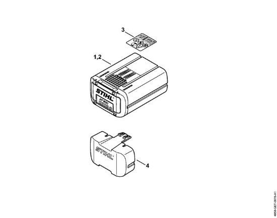 Accumulatore Batterie (AK, AP, AR, AS, PS) AP 200 della marca STIHL
