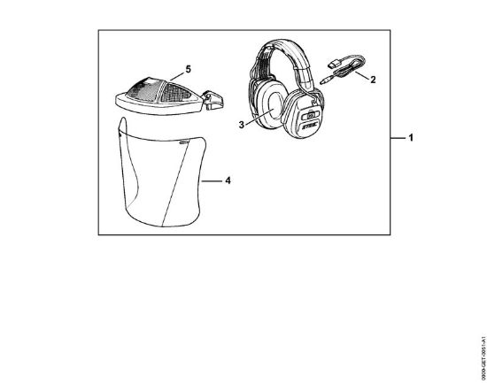 Cuffia auricolare DYNAMIC BT-PC Protezioni per vista e udito Cuffia auricolare DYNAMIC BT-PC della marca STIHL