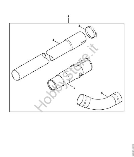 Corredo dispositivo pulizia grondaia Soffiatori (BG, BR) BG 85 della marca STIHL