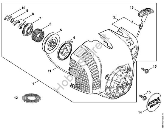 Dispositivo di avviamento ErgoStart Soffiatori (BG, BR) BG 86 C-E D della marca STIHL