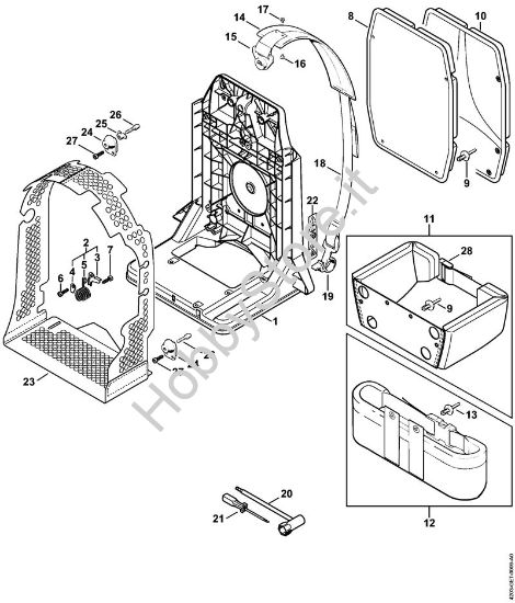 Dorsale Soffiatori (BG, BR) BR 320 L della marca STIHL