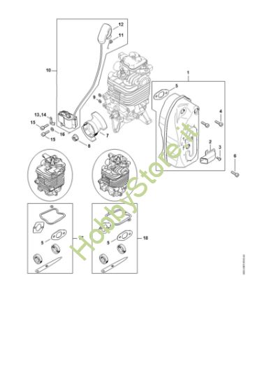 Picture of Silenziatore, impianto di accesione BR 500