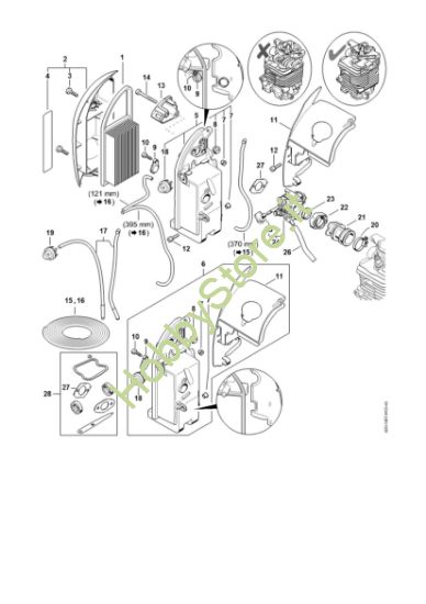 Picture of Filtro aria, manicotto elastico BR 550