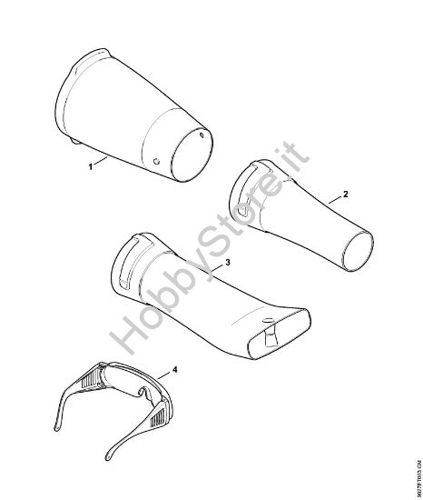 Tubo soffiatore, accessori Soffiatori a batteria (BGA) BGA 85 della marca STIHL