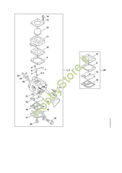 Picture of Carburatore 4241/32, 4241/22 SH 56