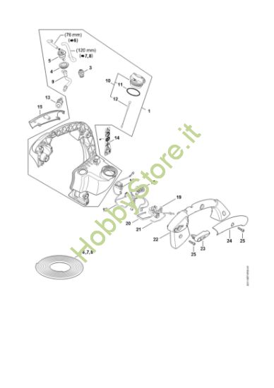 Picture of Manico a telaio SH 86 SH 86-D