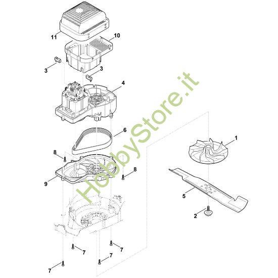 Picture of D - Motore, lama RME 443.0