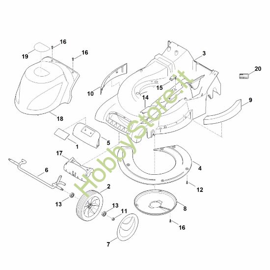 Picture of D - Scocca, asse anteriore RME 545.0 V