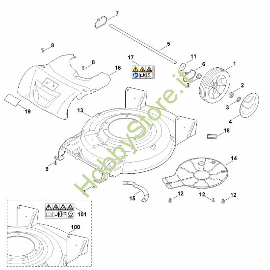 Picture of C - Scocca, asse posteriore RM 2.0 RT