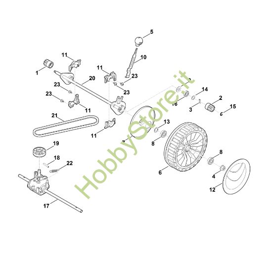 Picture of D - Asse anteriore, Cambio RM 2.0 RT